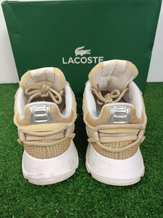 Zapatillas Lacoste Beige y Blanco