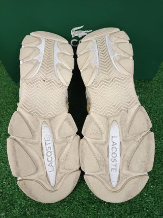 Zapatillas Lacoste Beige y Blanco