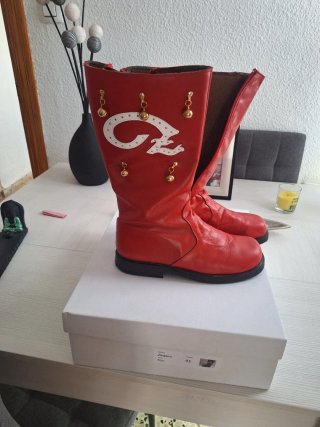 Botas Zingara Rojas Talla 41 Seminuevas