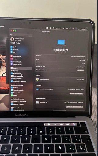 MacBook Pro 13 M2 2022 Plata