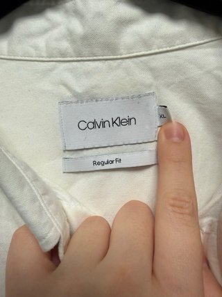 Camisa Calvin Klein XL Blanca