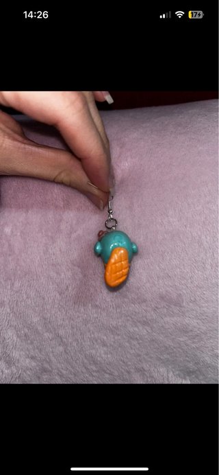 Pendientes Perry el Ornitorrinco Hechos a Mano