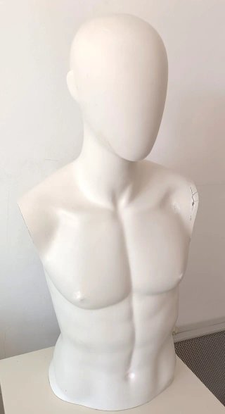 Maniquí Torso Hombre (80x40 cm)