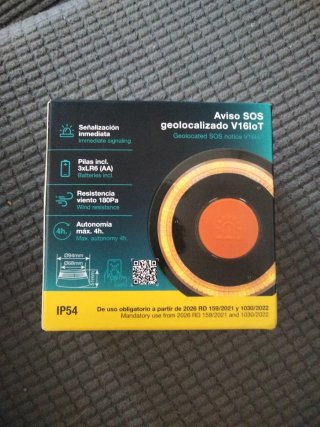 Luz de emergencia V16 Geolocalizada DGT