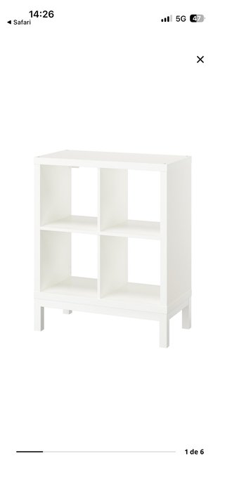 Soporte inferior Kallax Ikea blanco