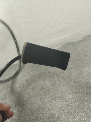 Soporte flexible con aro de luz