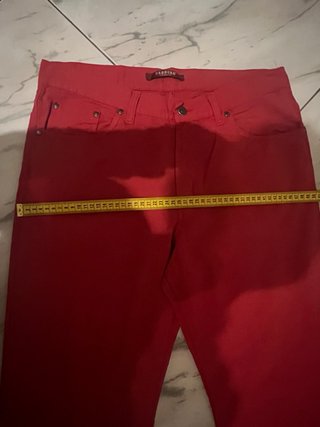 Jeans vintage rossi taglia 50