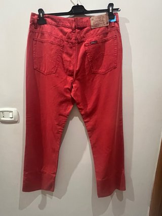 Jeans vintage rossi taglia 50