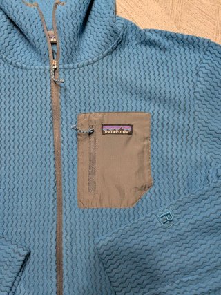 Patagonia lightweight full zip fleece hoodie M