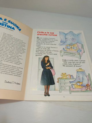 Fascicolo Gioca e suona con Cristina n. 1, anni 80