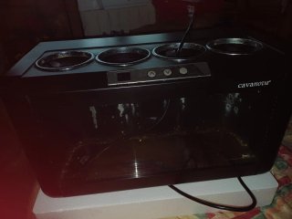 Enfriador de vino Cavanova Negro