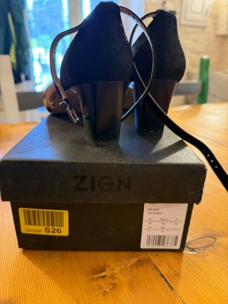 Scarpe con tacco leopardate Zign