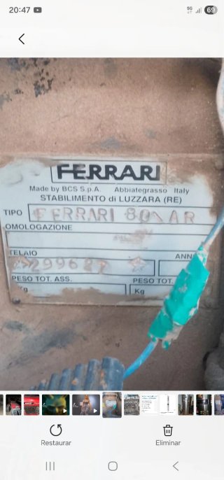 Tractor Ferrari 80 AR