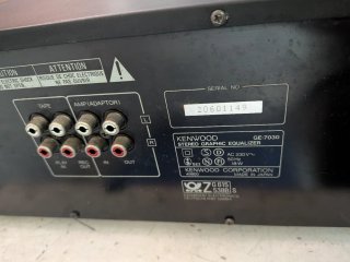 Kenwood GE-7030 Equalizzatore Grafico Hi-Fi Vintag