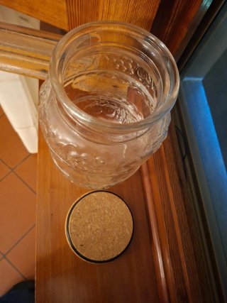 Porta biscotti vintage vetro
