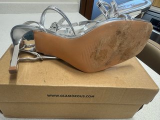 Sandalias Glamorous Plata Fiesta Talla 39