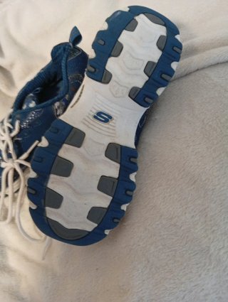 Zapatillas niña Skechers azules Talla 35