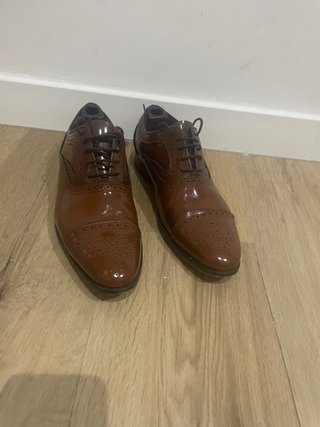 Zapato Fenatti Cordones Marrón T41