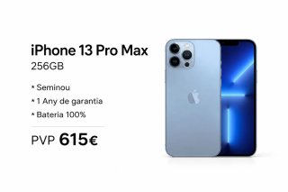 iPhone 13 Pro Max 256GB Azul Seminuevo