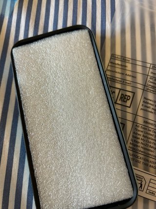 Funda móvil rayas morado y turquesa