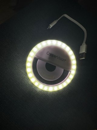 Aro de luz para móvil