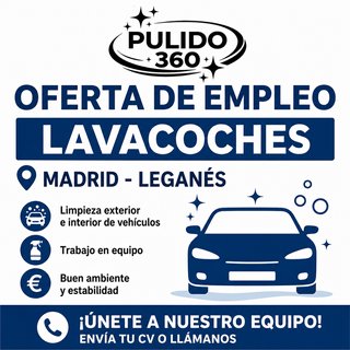 SE BUSCA LAVACOCHES MADRID LEGANÉS