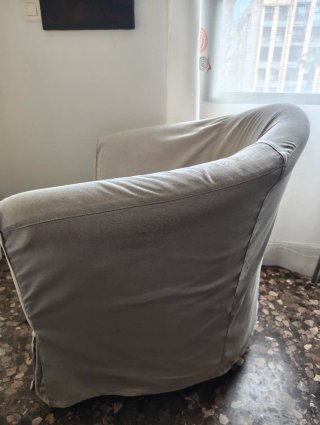 Sillón Tullsta Ikea Beige/Gris