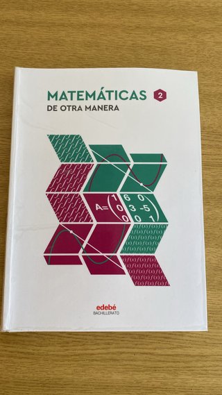 Libro texto Matemáticas 2do Bachillerato