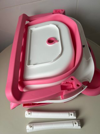 Bañera bebé plegable con termómetro