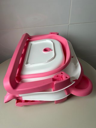 Bañera bebé plegable con termómetro