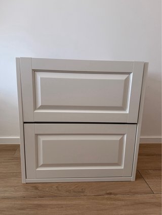 Mueble lavabo con cajones blanco ikea 60x48x63.