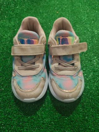 Tenis Niña Luces Tacón