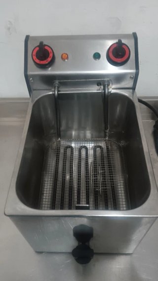 Freidora industrial 8L acero inoxidable