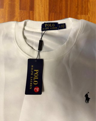 Felpa Girocollo Ralph Lauren Bianca L