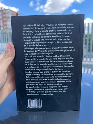 Libro Jan Tschichold: La Nueva Tipografía