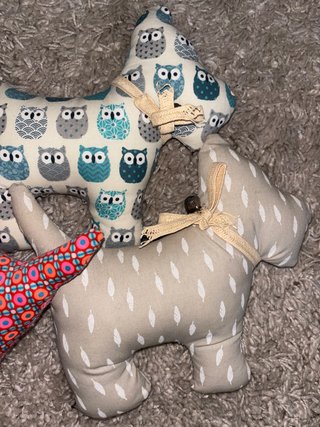 Peluche perro hecho a mano
