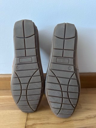 Zapatos Mocasines de piel marrón talla 40