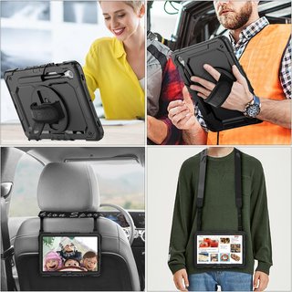 Funda resistente con soporte y correa Samsung