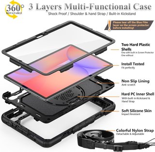 Funda resistente con soporte y correa Samsung
