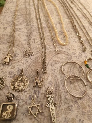 Collar de plata con osito Tous todo plata