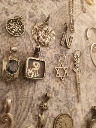 Collar de plata con osito Tous todo plata