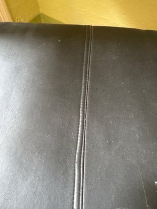 Sillón vintage madera y cuero