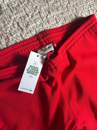 Pantaloni Lacoste Rossi