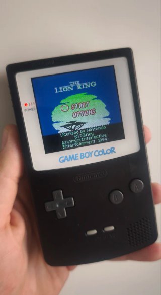 Game Boy Color Negra/Blanca + Pokémon Pinball
