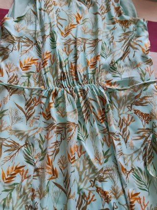 Vestido Largo Verano Estampado Cortefiel T-L