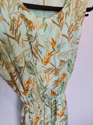 Vestido Largo Verano Estampado Cortefiel T-L