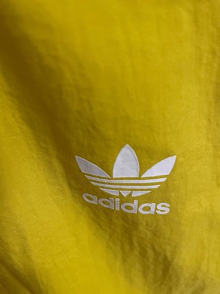 Chaqueta Cortavientos Adidas Amarilla