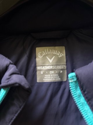 Giacca termica Callaway blu e turchese