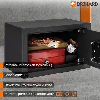 Caja Fuerte Pequeña Llave Joyas Dinero