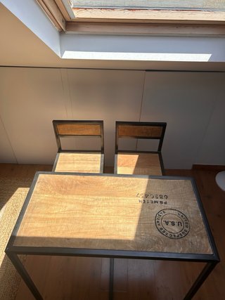 Mesa y 2 Sillas Industrial La Maisons du Monde